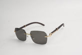 Rimless sunglasses