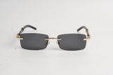 Cartier-Rimless-Metal-Rectangle-Sunglasses