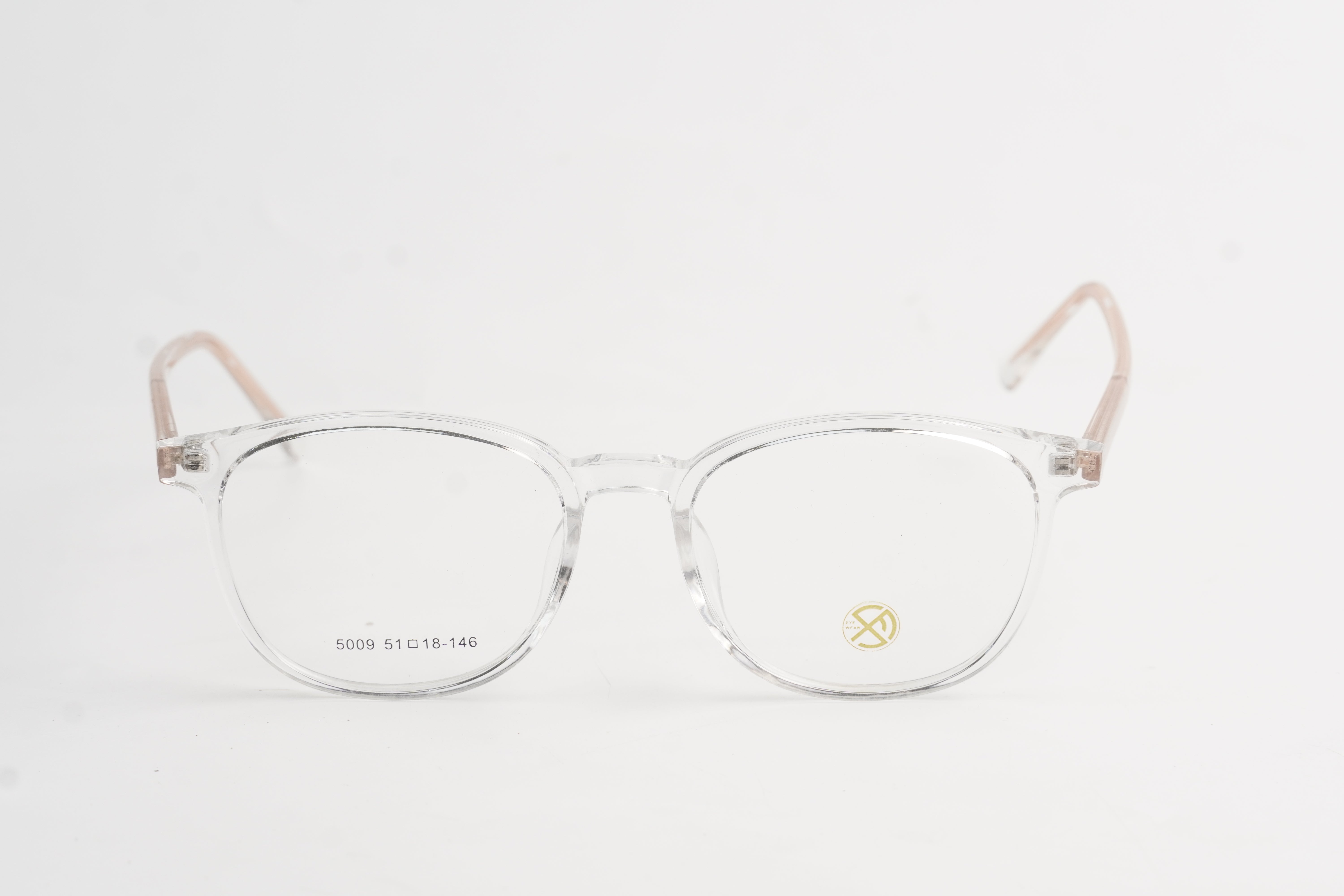 Transparent eyeglasses