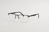 David Jacob-8008-Half Rimless-Rectangle-Metal