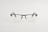 David Jacob-8008-Half Rimless-Rectangle-Metal