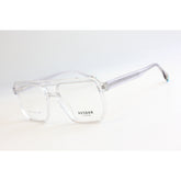 AKSDAR-0028-Greyish Transparent-Double bridge-Square-Acetate-Screen protection