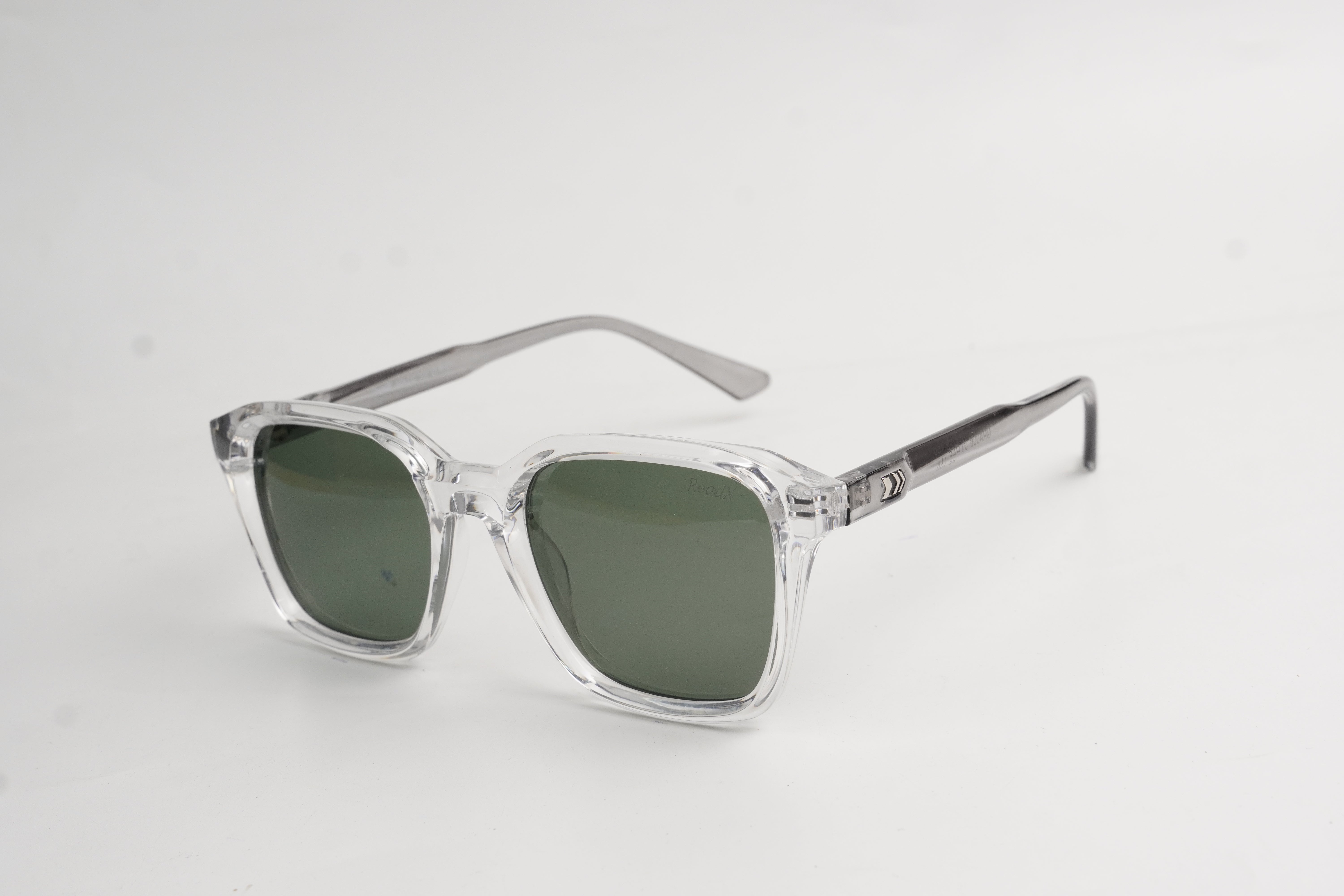 Transparent frame with sunglasses