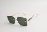 Rimless sunglasses