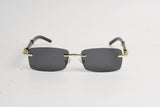 Cartier-Rimless-Metal-Rectangle-Sunglasses