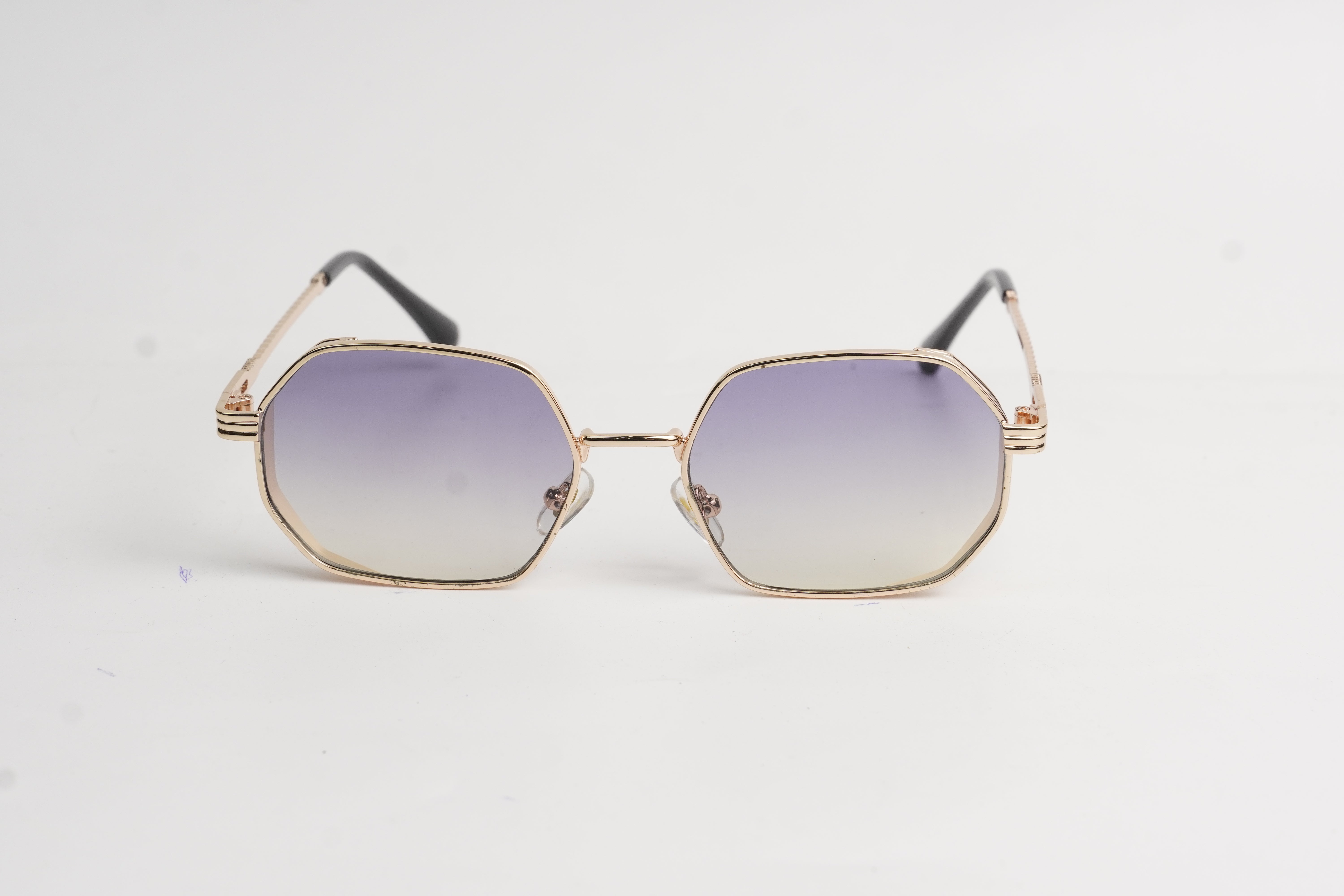 OLD MONEY-Metal-Slim-Hexagon-Sunglasses