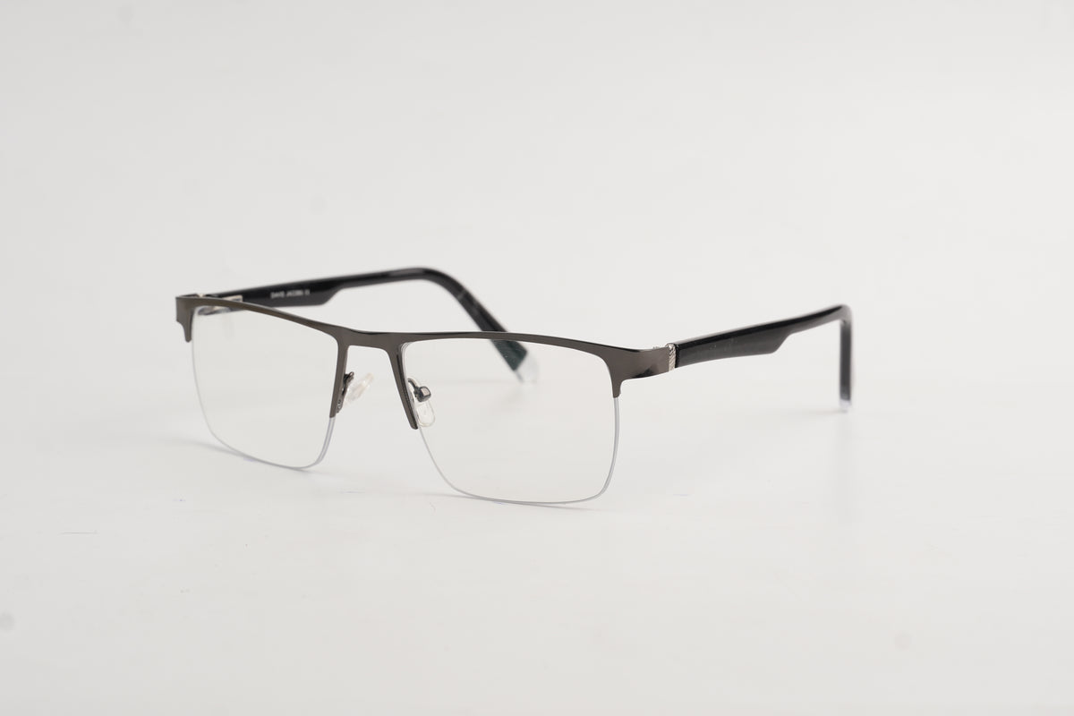 half rimless frame