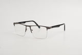 half rimless frame
