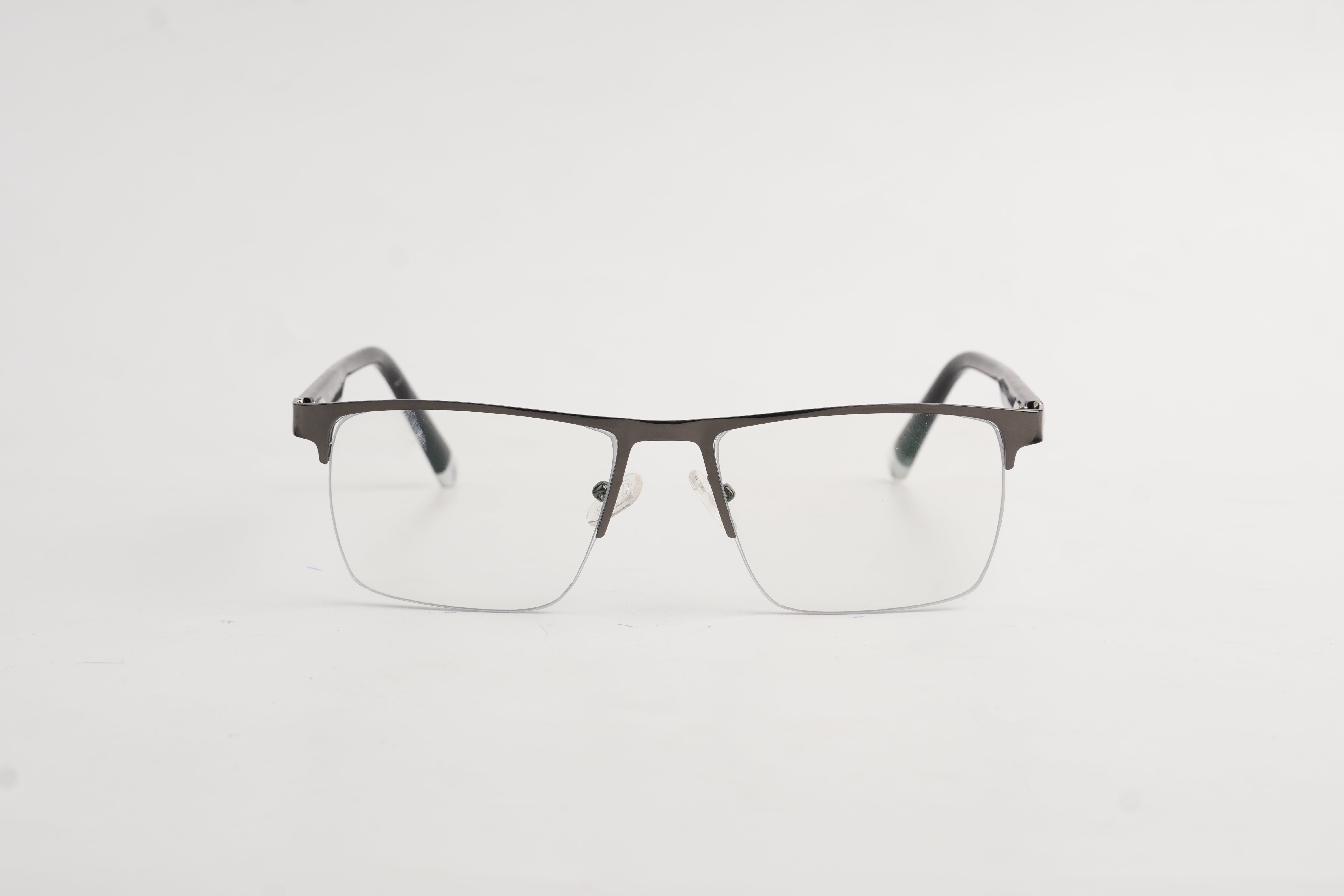David Jacob-8008-Half Rimless-Rectangle-Metal