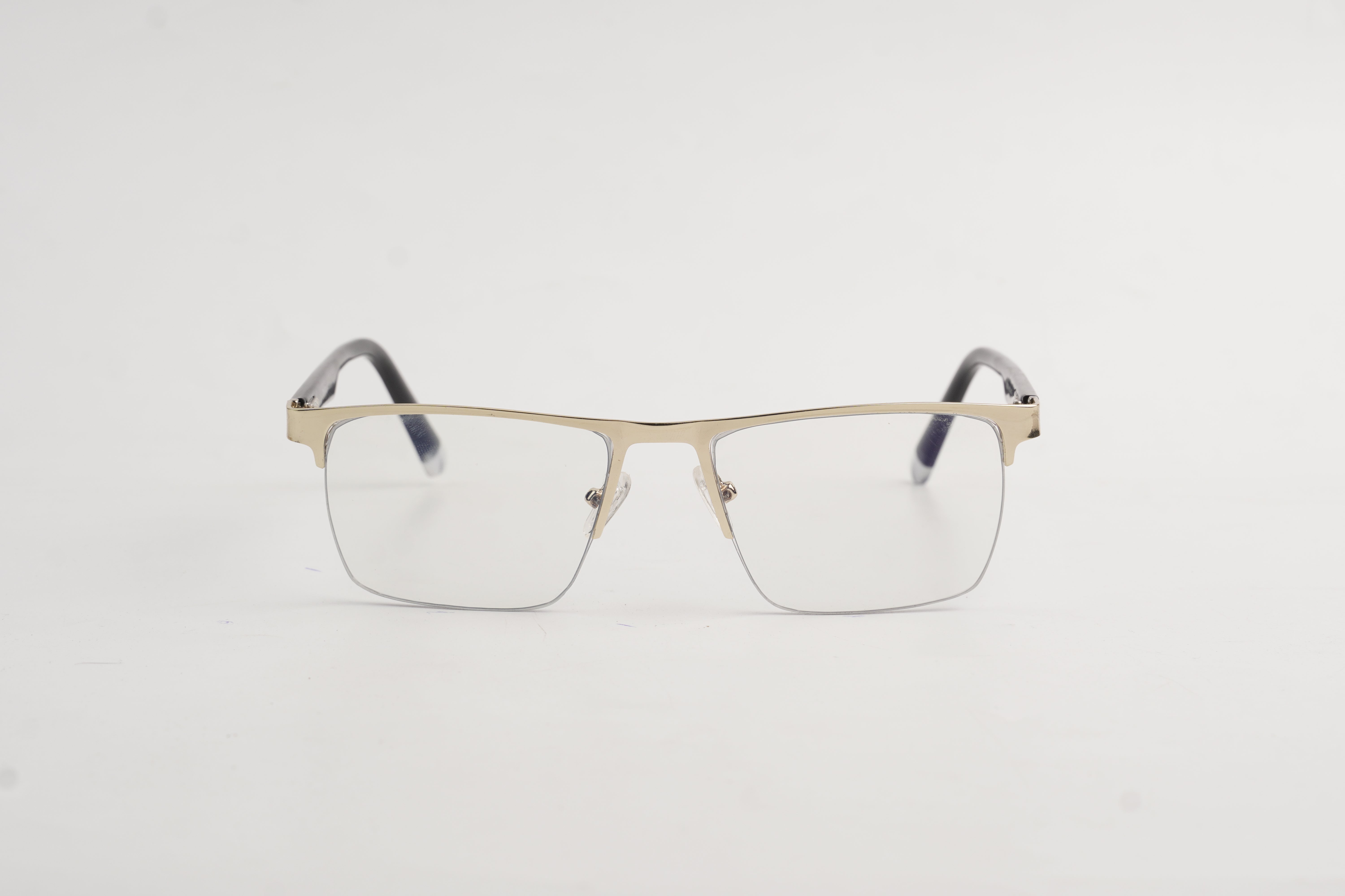 David Jacob-8008-Half Rimless-Rectangle-Metal