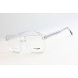 AKSDAR-0028-Greyish Transparent-Double bridge-Square-Acetate-Screen protection
