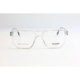 AKSDAR-0028-Greyish Transparent-Double bridge-Square-Acetate-Screen protection