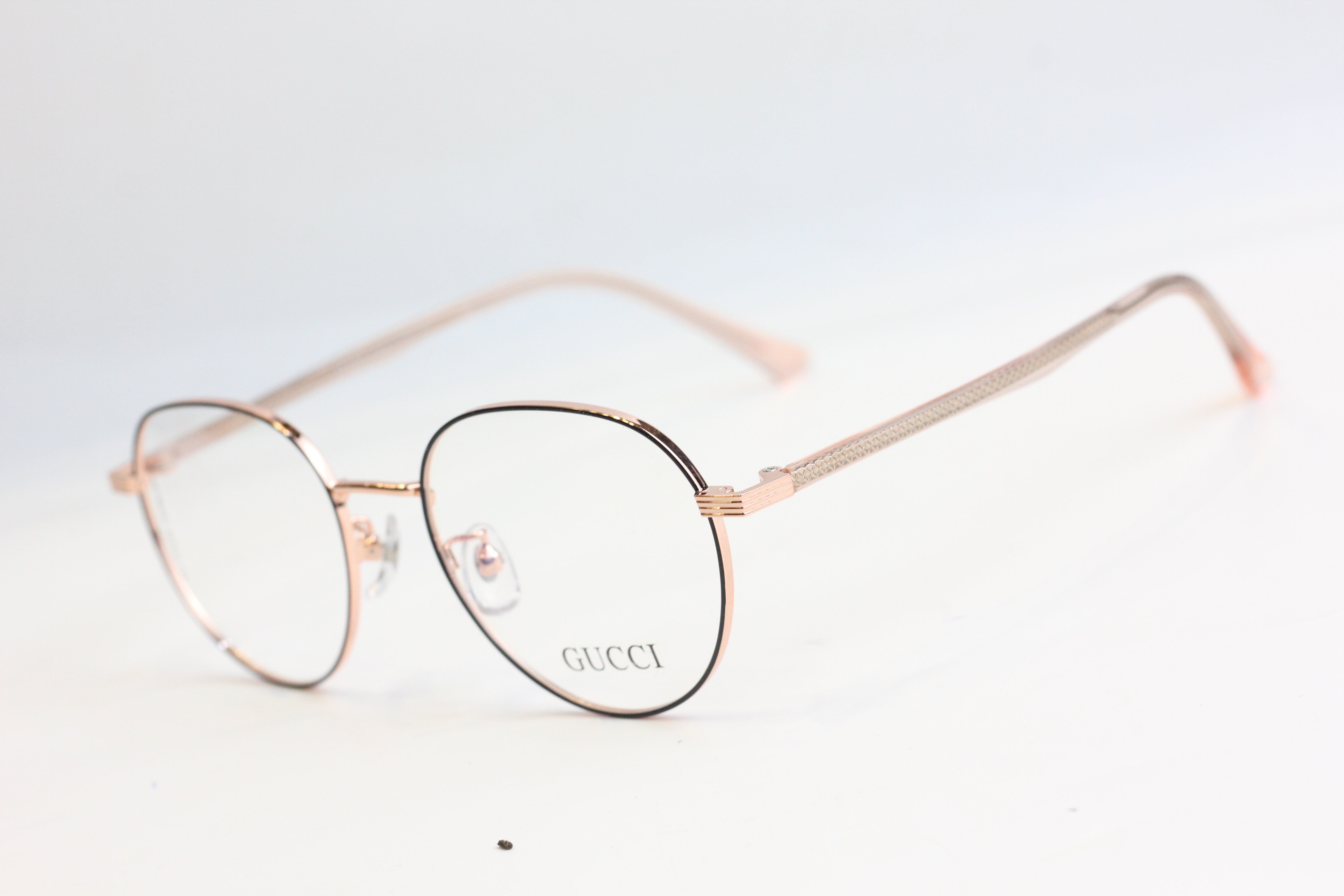 Gucci-0048-Metal-Round-Silver